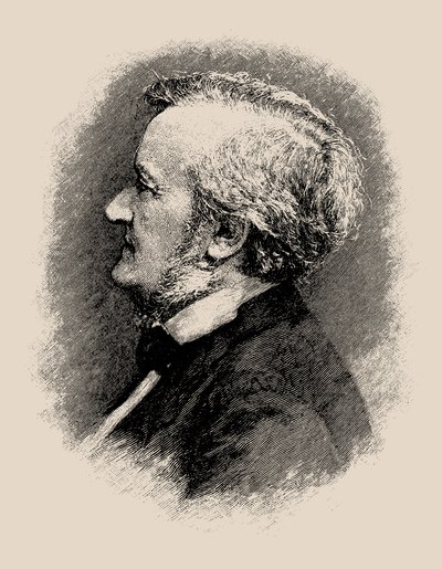 作曲家理查德·瓦格纳（Richard Wagner）的肖像1813-1883，1900年代至1910年代。 作者 卡尔·威廉·迪芬巴赫