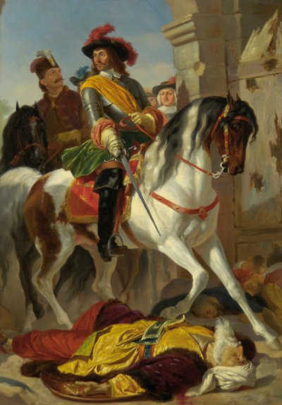 夺回布达，1686年，约1865年。 作者 卡尔·冯·布拉斯