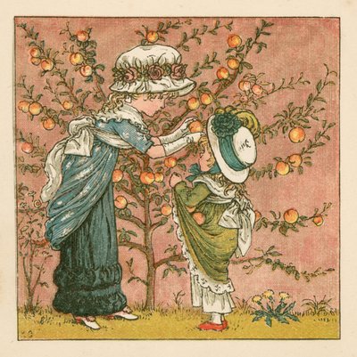 采摘桃子 作者 凯特·格林威（Kate Greenaway）