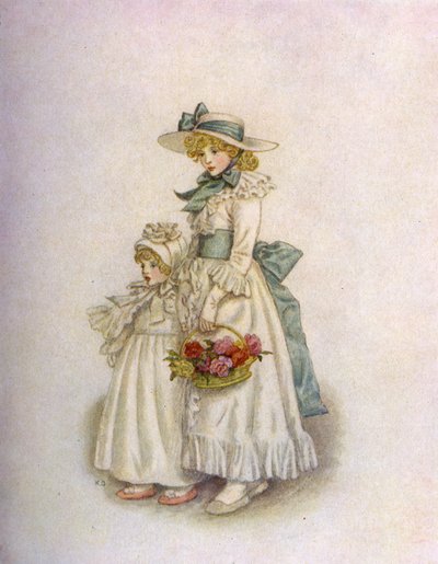 凯特-格林纳威的 "姐妹们 作者 凯特·格林威（Kate Greenaway）