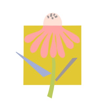 希望，2023 年（原拼贴纸数码插画） 作者 