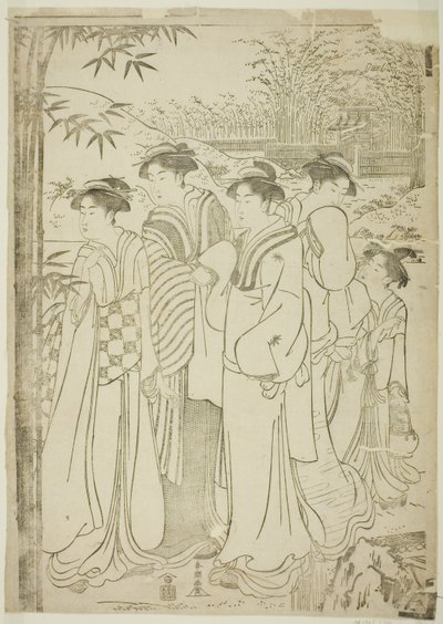 模仿竹林七贤 作者 胜川俊町