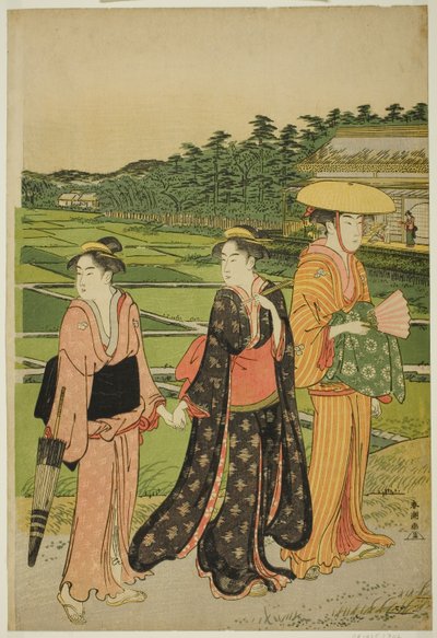 稻田附近的三个女人 作者 胜川俊町