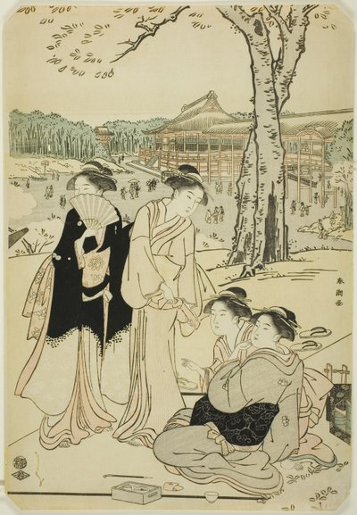 上野赏樱 作者 胜川俊町