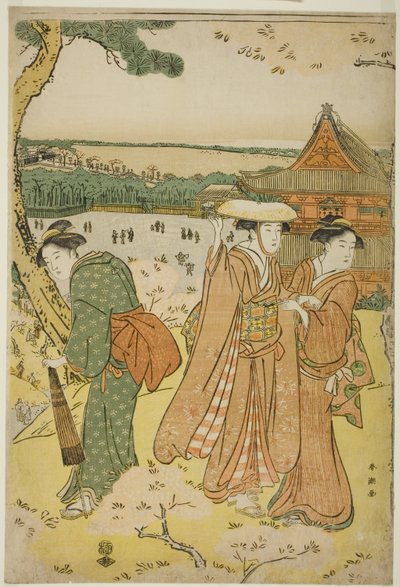 上野赏樱 作者 胜川俊町