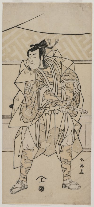 作为武士的市川门之助二世 作者 胜川周内