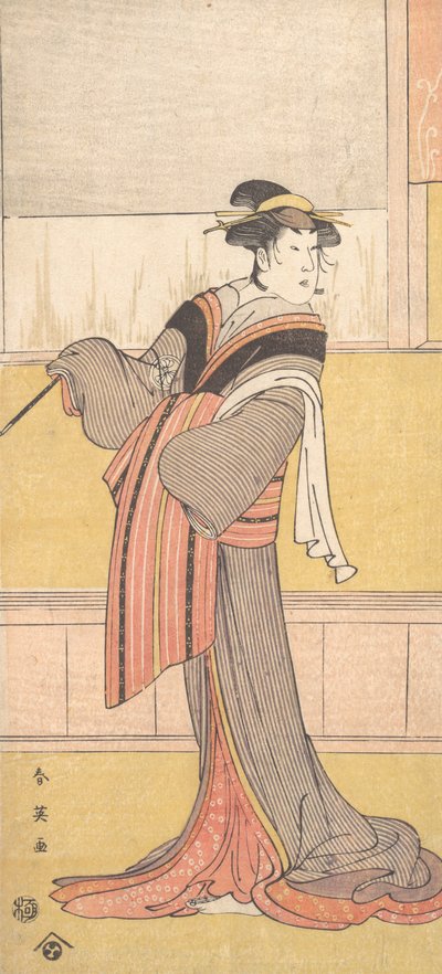 濑川喜久野三，约。1791. 作者 胜川俊英