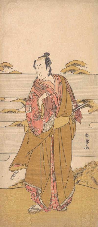 Ichikawa Monosuke II, 约。1790. 作者 胜川俊城