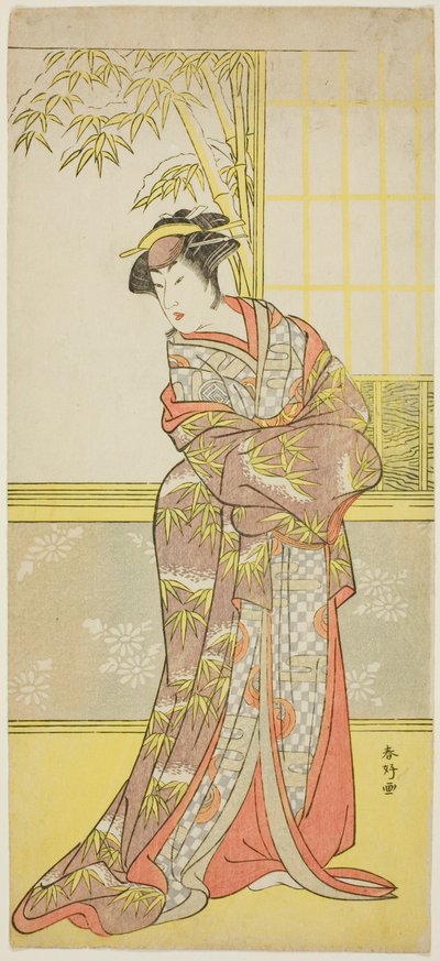演员 佐野川市松三世 可能在 "歌妓的