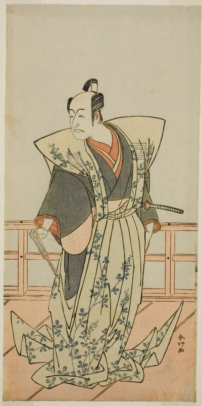 扮演不明角色的演员市川团十郎 V 作者 胜川俊康®̄