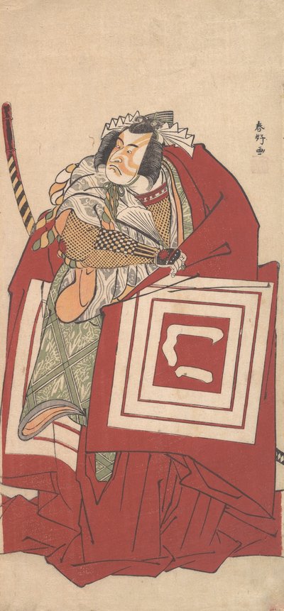 1790年11月，歌舞伎演员市川物之助二世在芝罘区扮演筱冢...。 作者 胜川俊子