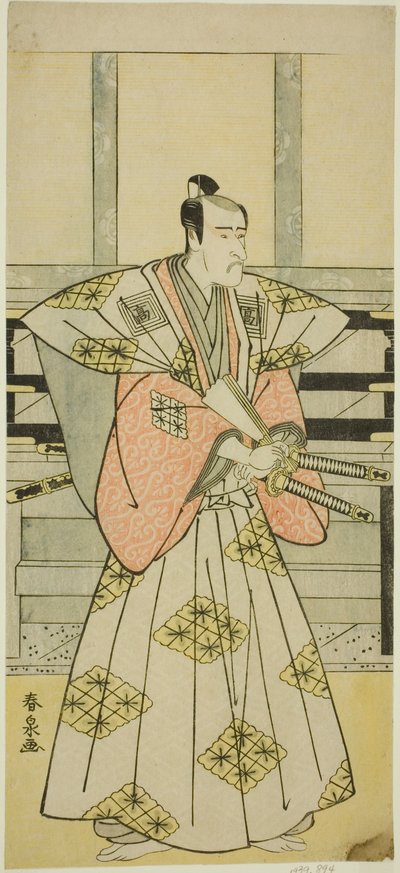 1789 年 3 月在中村剧场（？）演出的《荏原天神利生神》（？ 作者 胜川顺森