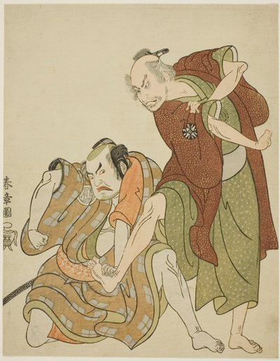 饰演吉平次及其女婿黑兵卫丹七的演员 作者 胜川俊章