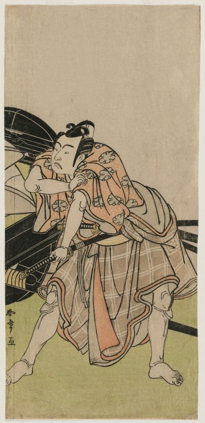 市川尧三二世（Sakuramaru），1776年。 作者 胜川俊章