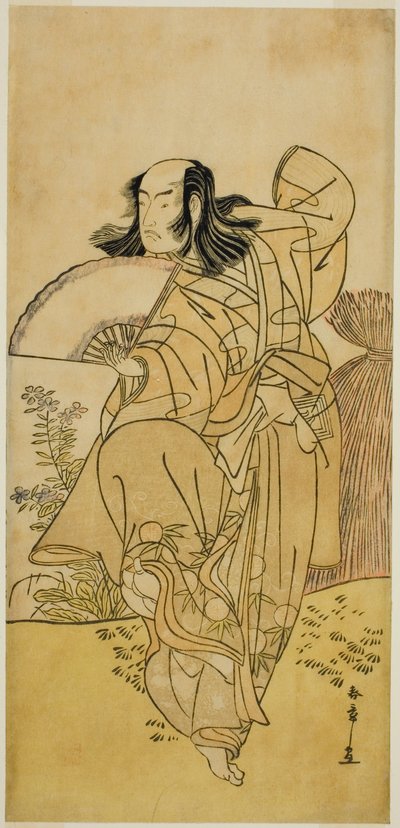 在 1786 年 11 月于中村剧场（？）上演的剧目《熊之花吉野的若木沙》（？ 作者 胜川俊章