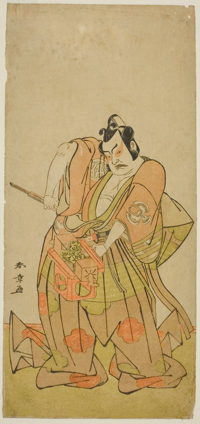 扮演不明角色的演员中村祐五郎二世 作者 胜川俊章