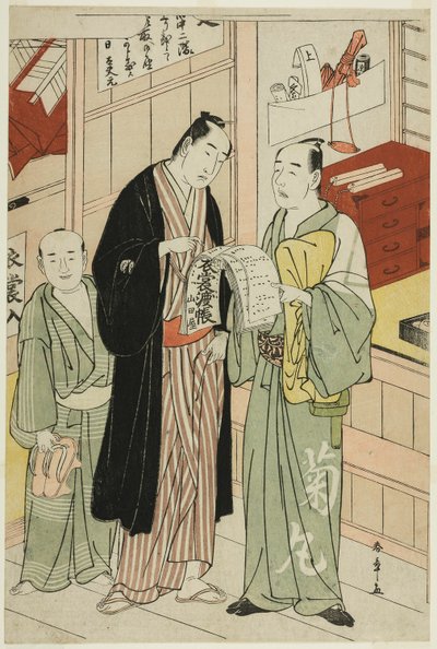 剧场衣帽间里的演员小野江松介 I 作者 胜川俊章