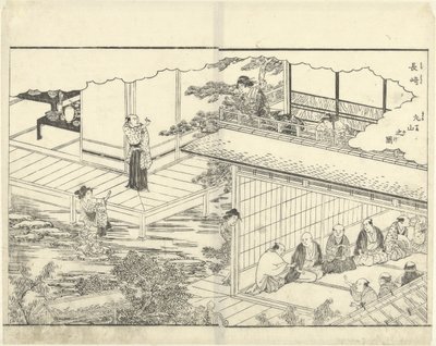 长崎的丸山
长崎丸山之（物体上的标题） 作者 胜川顺亭