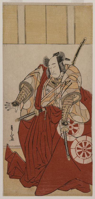 Onoe Matsusuke 饰 Usui Sadamitsu 作者 胜川顺山