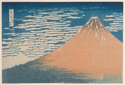 晴日微风》，选自 "富士山三十六景 "系列 作者 葛饰北斋