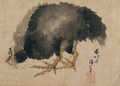 葛饰北斋及其弟子的素描集，十九世纪。 作者 葛饰北斋