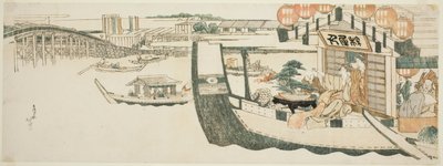 隅田川泛舟派对 作者 葛饰北斋