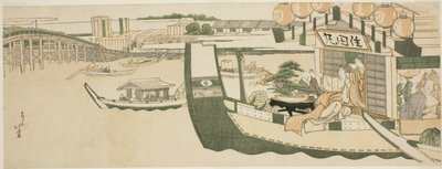 隅田川泛舟派对 作者 葛饰北斋