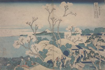 五丁山的樱花，约1829-33年 作者 葛饰北斋