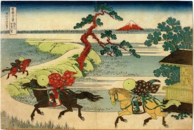 墨田河上的Sekiya村 作者 葛饰北斋