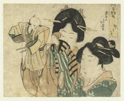 擦镜器
卡加米托吉（物品上的标题）
漫画插曲（物件上的系列名称）
幌马京源（物件上的系列名称） 作者 葛饰北斋