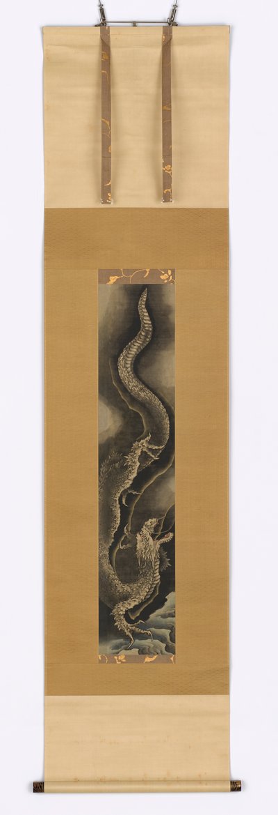 下降的龙，18世纪末至19世纪初。 作者 葛饰北斋
