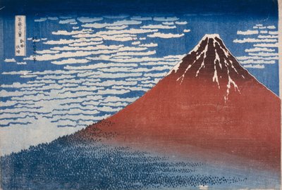 晴转晴风（Gaifūkaisei） 作者 葛饰北斋