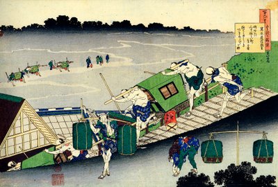 选自《一百位诗人的一百首诗》：藤原之信浓子，c1830年。 作者 葛饰北斋