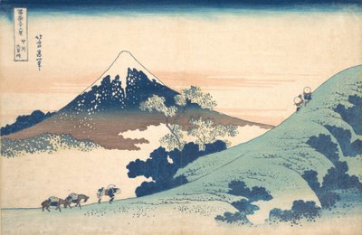从Inume Pass看富士山。 作者 葛饰北斋