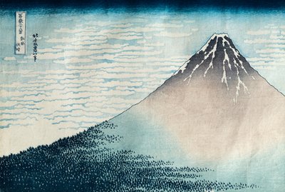 &39;晴朗天气中的富士&39;，来自富士山的36个景点（Fugaku sanjurokkei）（木版画）（另见77485和394） 作者 葛饰北斋