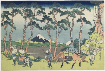 1831-1834年To_kaido_路上的保土谷 作者 葛饰北斋