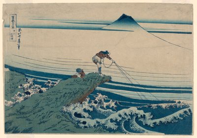 京畿道的梶泽（Koshu Kajikazawa） 摘自《富士山三十六景》系列。 作者 葛饰北斋