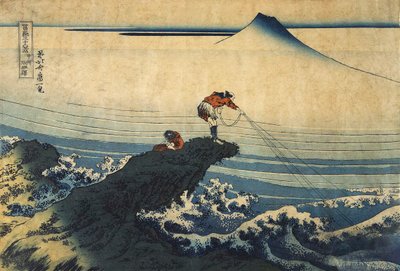 1827年至1830年之间，是开县的九次泽。 作者 葛饰北斋