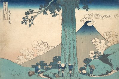 三岛关在海省哥舒三岛去，出自《三十六景》系列，约1830-32。 作者 葛饰北斋