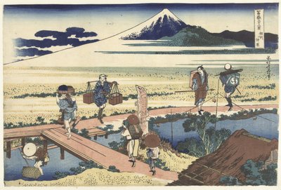 相模省的中原
Soshu Nakahara（物名）
富士山 36 景（系列标题）
富岳三十六景（文物上的系列名称） 作者 西村洋八