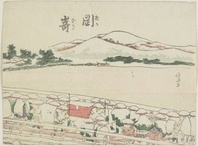 冈崎，1799-1802 作者 葛饰北斋