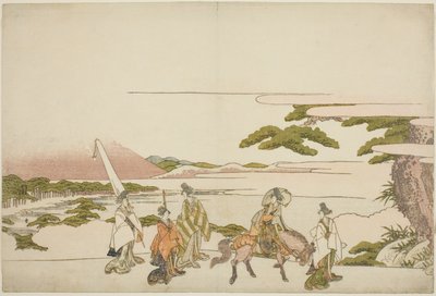 模仿有原之梨平的东游记 作者 葛饰北斋