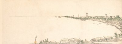 印刷品，约1801年。 作者 葛饰北斋