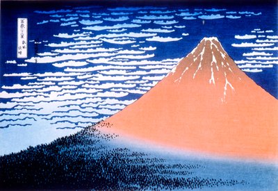 红富士（1823-1831）。 作者 葛饰北斋