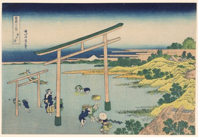 信丰浦的海滨（信丰浦），选自 "富士山三十六景 "系列 作者 葛饰北斋