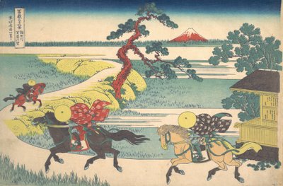 隅田川上的关谷村 隅田川关谷之乡，出自《氏》系列，约1830-32。 作者 葛饰北斋