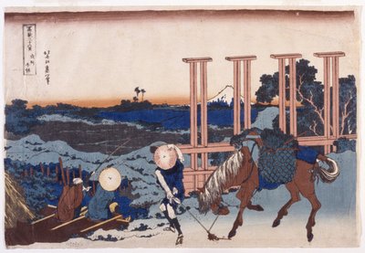 s en据i NM USA是province (bush use N句) (col our woodcut) 作者 葛饰北斋