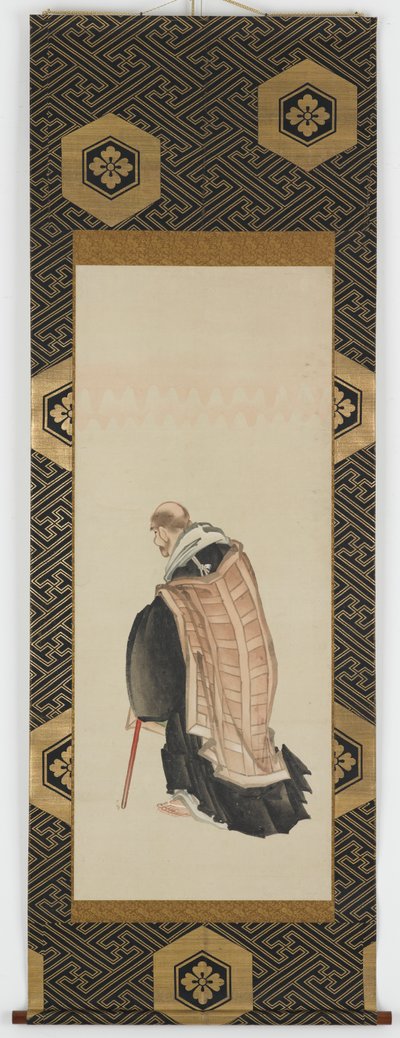 诗歌的六位仙人：Kisen Hoshi，江户时期，约1806-1808。 作者 葛饰北斋