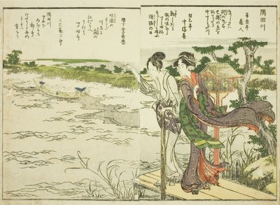 隅田川，摘自图画书《东都一瞥（Toto shokei ichiran）》第 1 卷 作者 葛饰北斋