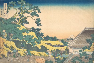 Surugadai in Edo Toto Sundai，出自《富士山三十六景》系列，约1830-32。 作者 葛饰北斋